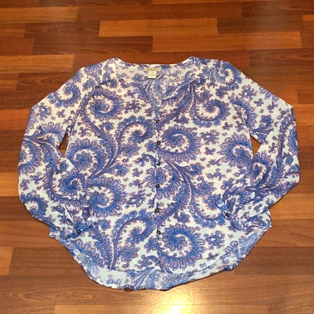 Lucky Brand printed blouse